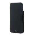 PURO Folio MagSafe Case - Etui iPhone 15 Plus / 14 Plus / 12 Pro Max (czarny)