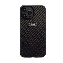 Audi Carbon Fiber - Etui iPhone 13 Pro Max (Czarny)