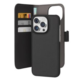 PURO Wallet Detachable - Etui 2w1 iPhone 15 Pro (czarny)