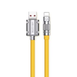 WEKOME WDC-186 Wingle Series - Kabel połączeniowy USB-A do Lightning Fast Charging 1 m (Żółty)