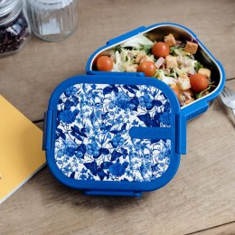 Quokka Kai - Pojemnik ze stali nierdzewnej na żywność / lunchbox (Blue Blossom)