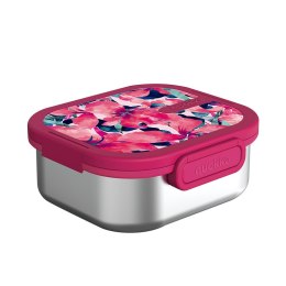 Quokka Kai - Pojemnik ze stali nierdzewnej na żywność / lunchbox (Pink Bloom)