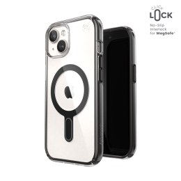 Speck Presidio Perfect-Clear ClickLock & Magsafe - Etui iPhone 15 / iPhone 14 / iPhone 13 (Clear / Frosted Black / Slate Grey)