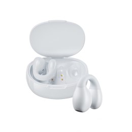 WEKOME VA12 Clip-On - Bezprzewodowe słuchawki Bluetooth V5.2 TWS z etui ładującym (Biały)