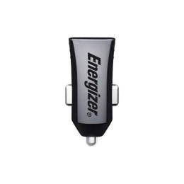 Energizer Classic - Ładowarka samochodowa 2x USB-A 2.4A 12W (Czarny)