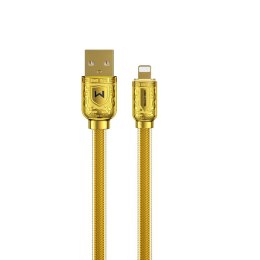 WEKOME WDC-161 Sakin Series - Kabel połączeniowy USB-A do Lightning Fast Charging 6A 1 m (Złoty)