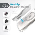 Speck Presidio Perfect-Clear ClickLock & Magsafe - Etui iPhone 15 / iPhone 14 / iPhone 13 (Clear / Chrome Finish / Serene Silver
