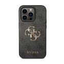 Guess 4G Big Metal Logo - Etui iPhone 15 Pro Max (szary)