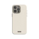 Moshi Napa MagSafe - Skórzane etui iPhone 15 Pro (Eggnog White)