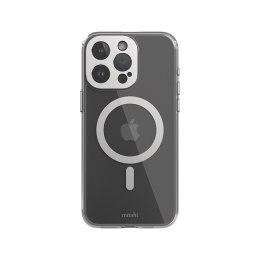 Moshi iGlaze MagSafe - Etui iPhone 15 Pro Max (Luna Silver)