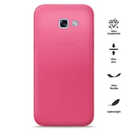 PURO 0.3 Nude - Etui Samsung Galaxy A3 (2017) (Fluo Pink)