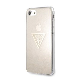 Guess Solid Glitter Triangle - Etui iPhone 8 / 7 (Gold)