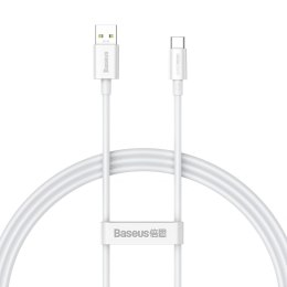 Kabel przewód Superior Series SUPERVOOC USB-A do USB-C 65W 1m biały