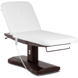 Łóżko stół leżanka kosmetyczna do masażu elektryczna 200 kg PESCARA - biała
