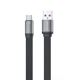 WEKOME WDC-156 King Kong 2nd gen - Kabel połączeniowy USB-A do USB-C 6A Fast Charging 1.3 m (Czarny)