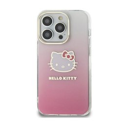 Hello Kitty IML Gradient Electrop Kitty Head - Etui iPhone 15 (różowy)