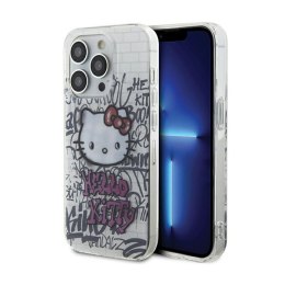 Hello Kitty IML Kitty On Bricks Graffiti - Etui iPhone 13 Pro (biały)