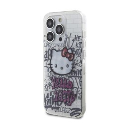 Hello Kitty IML Kitty On Bricks Graffiti - Etui iPhone 13 Pro (biały)