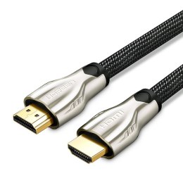 Wytrzymały kabel przewód HDMI w oplocie 4K 60Hz 1.5m złoty