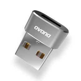 Adapter przejściówka ze złącza USB-C na zwykły USB czarny