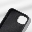 Elastyczne silikonowe etui na telefon do iPhone Protective Case 14 czarny