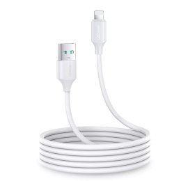 Kabel do ładowania i transmisji danych iPhone USB - Lightning 2.4A 2m biały