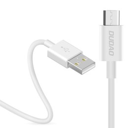 Przewód kabel USB - micro USB 3A 1m biały