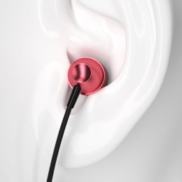 Słuchawki dokanałowe zestaw słuchawkowy ze złączem 3,5 mm mini jack złoty