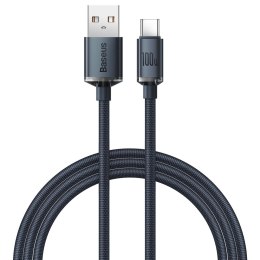 Kabel przewód USB - USB-C do szybkiego ładowania i transferu danych 100W 1.2m czarny