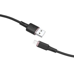 Kabel przewód do iPhone MFI USB - Lightning 2.4A 1.2m czarny