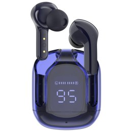 Dokanałowe słuchawki bezprzewodowe TWS Bluetooth niebieski