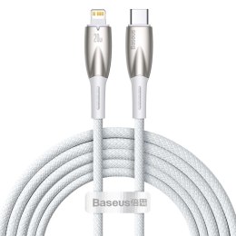 Kabel przewód do szybkiego ładowania iPhone USB-C - Lightning 480Mb/s PD 20W 2m biały