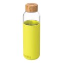 Quokka Flow - Butelka na wodę ze szkła 660 ml (Neon Green)