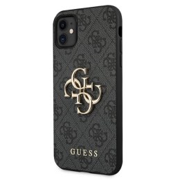 Guess 4G Big Metal Logo - Etui iPhone 11 (szary)
