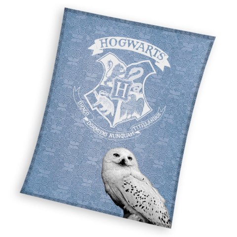 Koc polarowy 130x170 Harry Potter Hedwiga (coral)
