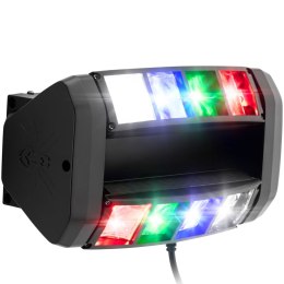 Oświetlenie sceniczne etradowe CON.LED-109 ruchoma głowa Spider 8 LED 27W RGBW