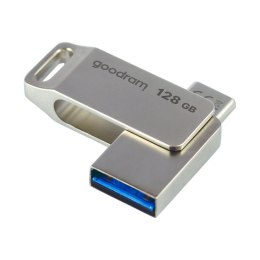 Pendrive 128GB dwa złącza USB 3.2 + USB-C OTG ODA3 srebrny