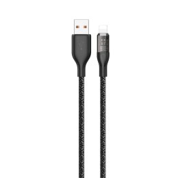 Przewód kabel do szybkiego ładowania USB - Lightning 30W 1m szary