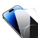 2x Szkło hartowane do iPhone 14 Pro Max na cały ekran z osłoną na głośnik 0.3mm