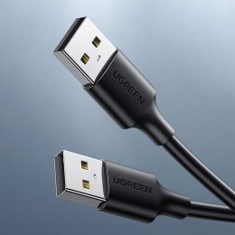 Elastyczny giętki kabel przewód USB 2.0 480Mb/s 25cm czarny