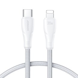 Wytrzymały kabel do iPhone Surpass Series USB-C - Lightning 20W 0.25m biały