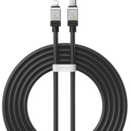 Kabel przewód do iPhone CoolPlay USB-C - Lightning 20W 2m czarny