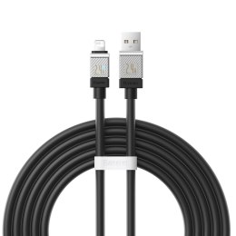 Kabel przewód do iPhone CoolPlay USB - Lightning 2.4A 2m czarny