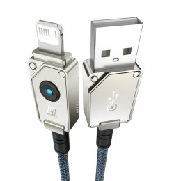 Niezniszczalny kabel przewód do iPhone USB - Lightning 2.4A 2m biały