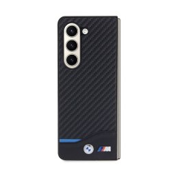 BMW Leather Carbon - Etui Samsung Galaxy Z Fold 5 (czarny)