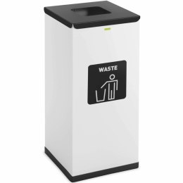 Kosz do segregacji odpady zmieszane stalowy 30.5x30.5x70cm 60L