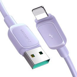 Kabel przewód do iPhone USB-A - Lightning 2.4A 1.2m fioletowy