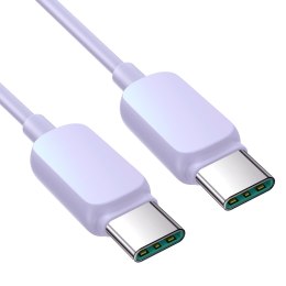 Kabel przewód do iPhone USB-C - Lightning 20W 1.2m fioletowy