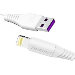 Kabel przewód do telefonów iPhone USB - Lightning 5A 1m biały