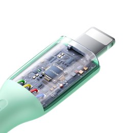 Kabel przewód do iPhone Multi-Color Series USB-A - Lightning 3A 1m różowy